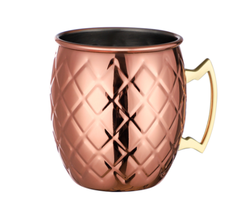 Vaso Moscow Mule de Cobre Repujado - Image 6