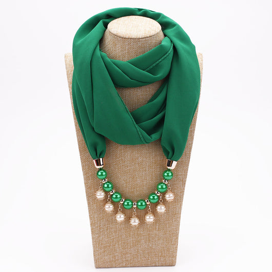 Pañuelo Collar Chal Perla con Protección Solar para Mujer - Image 15