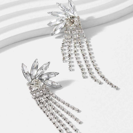 Aretes Largos Superpuestos en Capas con Borlas - Image 6
