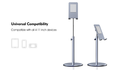 Soporte Ajustable de Aluminio para Computadora - Brazo Telescópico de Escritorio - Image 3
