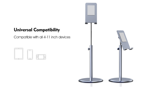 Soporte Ajustable de Aluminio para Computadora - Brazo Telescópico de Escritorio - Image 3