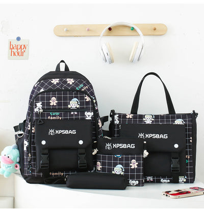 Mochila Escolar Primaria para Niñas - Set de Cuatro Piezas - Image 33