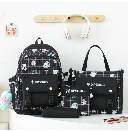 Mochila Escolar Primaria para Niñas - Set de Cuatro Piezas - Image 33