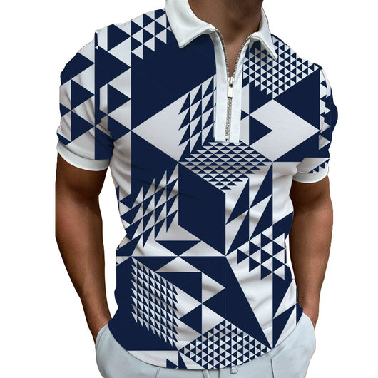 Camiseta Suelta Estampada de Manga Corta para Hombre - Image 4