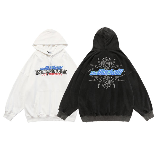 Sudadera con Capucha Estilo Distressed y Bolsillos Laterales para Hombre - Image 8