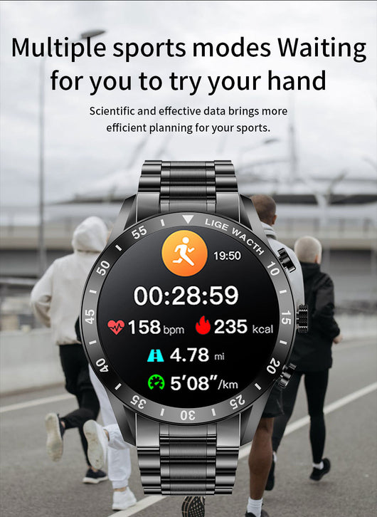 Pulsera Deportiva Inteligente Impermeable para Hombre con Podómetro - Image 26