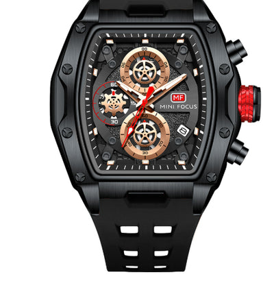 Reloj Cronógrafo Deportivo Estilo Pista para Hombre con Cristal Curvo y Diseño Esqueletizado - Image 7