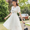 Falda Blanca de Verano con Cintura Suave - Diseño Fairy