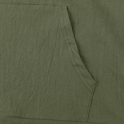Henley con Capucha y Mangas Largas con Bolsillos Grandes - Image 33
