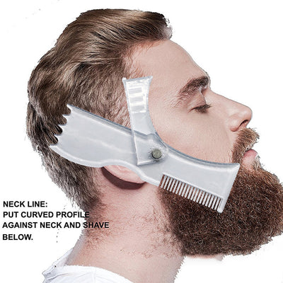 Peine Plantilla para Dar Forma a la Barba con Peines Giratorios Integrados - Image 7