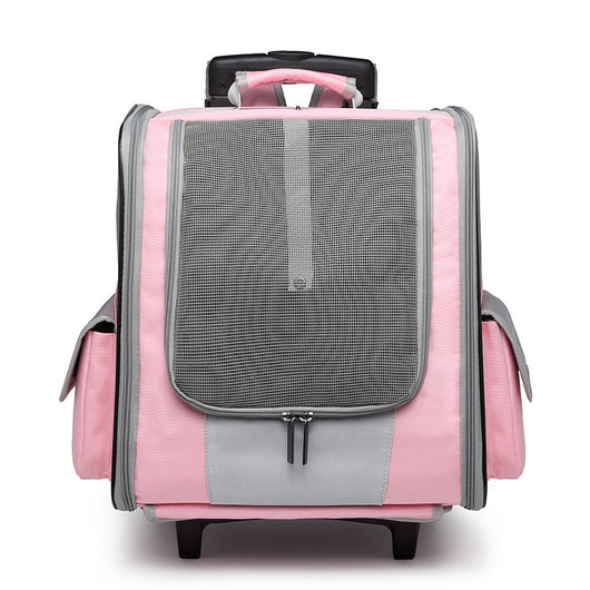 Mochila Transportadora Respirable para Mascotas con Ruedas - Image 2