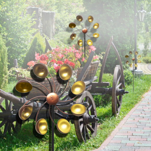 Inserto de Jardín Hierro Forjado Multicolor Estilo Pastoril