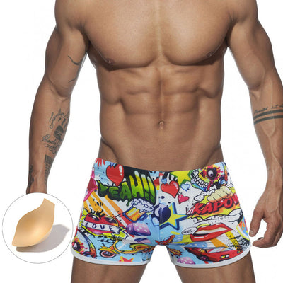 Bóxers de Baño con Estampado Cartoon Divertido para Hombre - Image 2