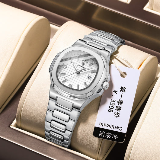 Reloj de Cuarzo Ultradelgado con Esfera Luminosa para Mujer - Image 3