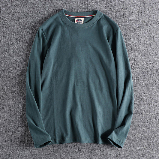 Sudadera Básica Teñida Lavada de Color Sólido - Image 21