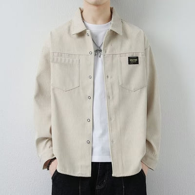 Chaqueta de Pana para Hombre - Camisa Casual de Manga Larga - Image 8