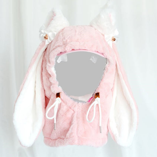 Máscara Facial para Esquí con Orejas Decorativas y Cobertor de Casco