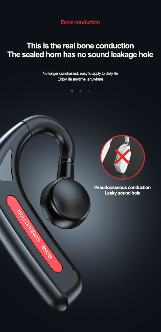 Auriculares Bluetooth de Conducción Ósea - Diseño Ergonómico sin Inserción - Image 10