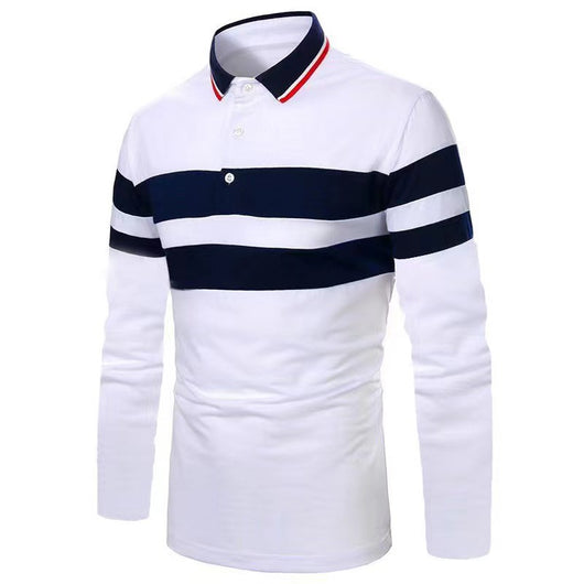 Camisa Business Casual Manga Larga con Detalles de Costura para Hombre - Image 13
