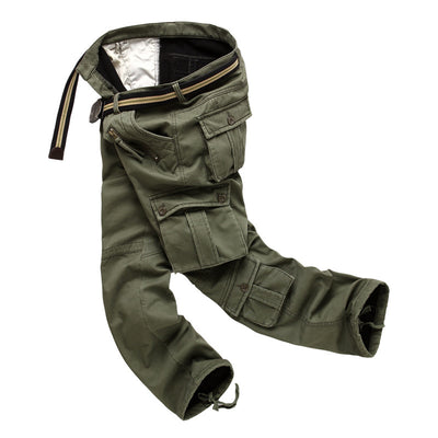 Pantalones de Trabajo Cálidos Talla Grande Forro Polar Grueso Ajuste Holgado - Image 14