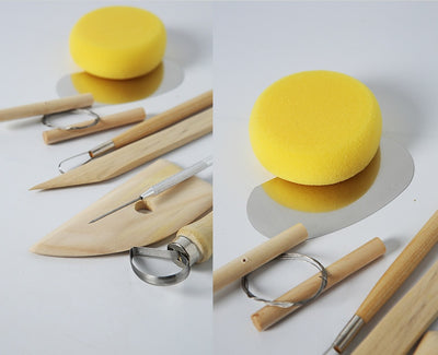 Set de 8 Herramientas de Cerámica Artesanal para Principiantes - Image 17