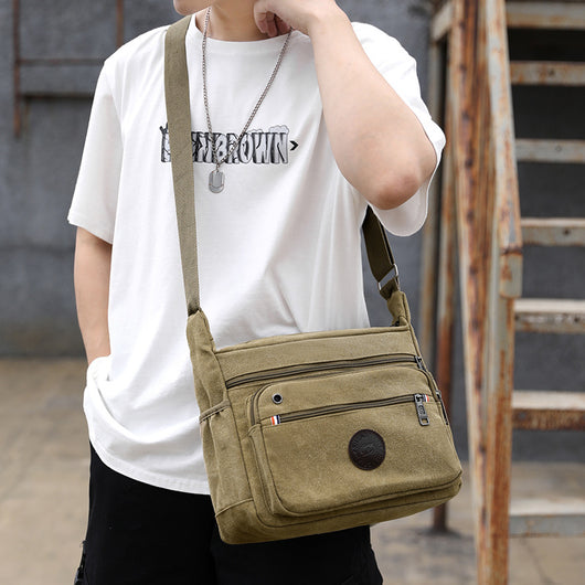 Bolsa Mensajero de Lona para Hombre