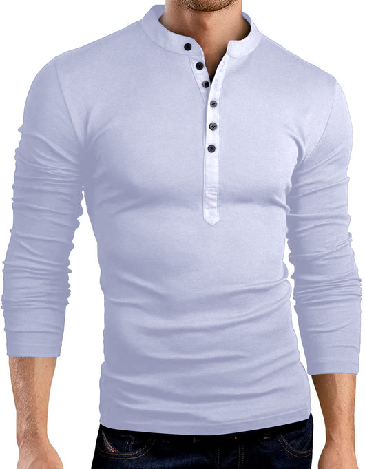 Blusa Slim Cuello en V Profundo Manga Larga Color Sólido - Image 5