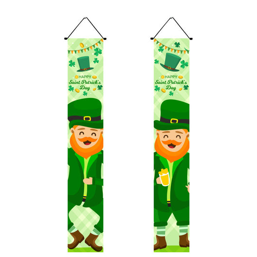 Cartel de Bienvenida para Puerta con Bandera del Día de Irlanda - Image 5