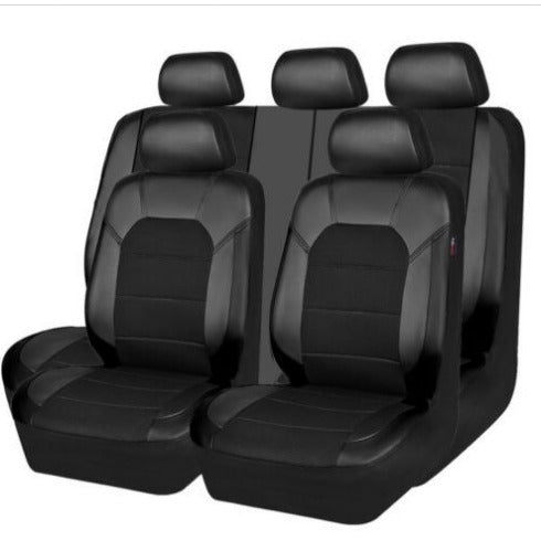 Funda de Asiento de Auto con Costura Sándwich en Cuero PU Premium