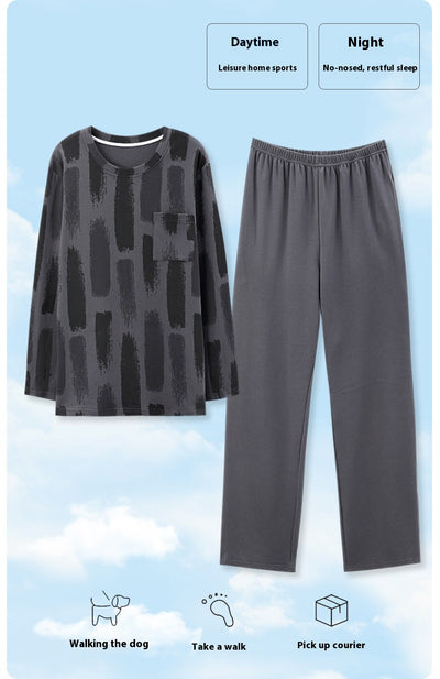 Pijama Holgado Talla Grande Manga Larga Cómodo - Image 19