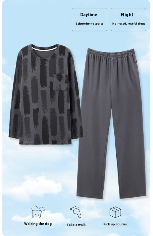 Pijama Holgado Talla Grande Manga Larga Cómodo - Image 19