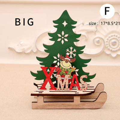 Adornos Navideños de Madera con Celebridades - Caja de Regalos para Adultos Mayores - Image 22