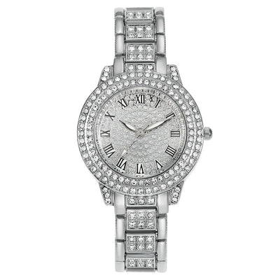 Reloj de Diamantes Digitales con Números Romanos y Brillantes para Mujer - Image 5
