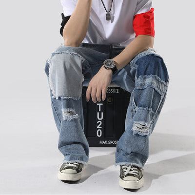 Pantalones Baggy Overol Tipo Papá para Hombre - Image 7