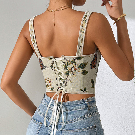 Chaleco Vintage Floral Estilo Europeo y Francés - Image 22