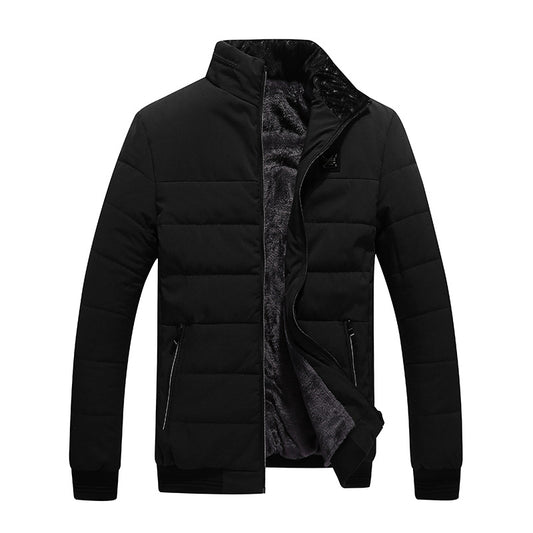 Chaqueta de Invierno para Hombre Estilo Coreano con Forro de Felpa - Image 2
