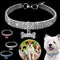 Collar de Perro con Cristales Brillantes - Accesorios Elegantes para Mascotas Pequeñas