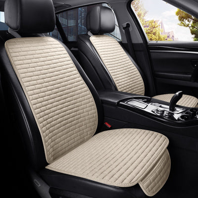 Juego de 3 Cojines de Lino para Asiento de Auto