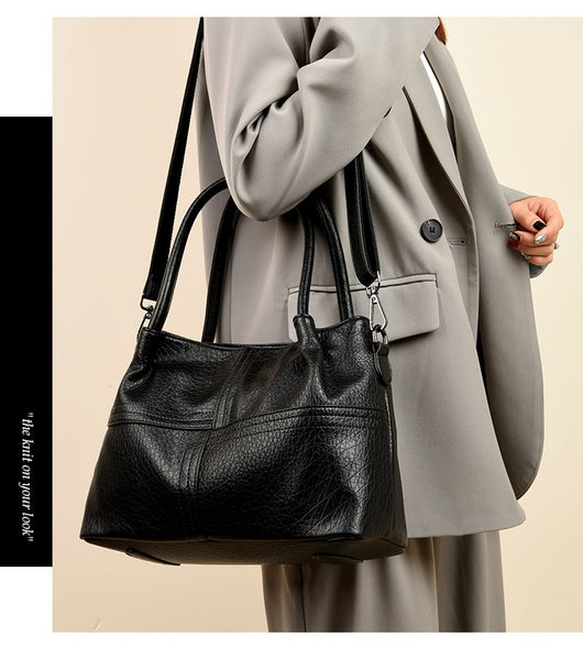 Bolso Tote de Cuero Suave para Mujer - Bolsa Mensajero Profesional - Image 28