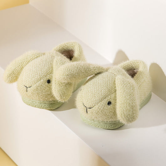 Pantuflas Infantiles de Conejo Invierno Algodón Antideslizantes - Image 5