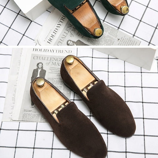 Zapatos de Cuero Británico Mate Gommino para Hombre - Image 10