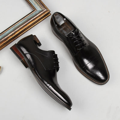 Zapatos de Novio Elegantes con Detalles Tallados en Cuero - Image 3