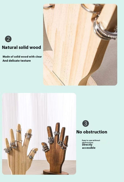 Estante Exhibidor de Joyas Modelo Palma - Organizador de Madera - Image 7