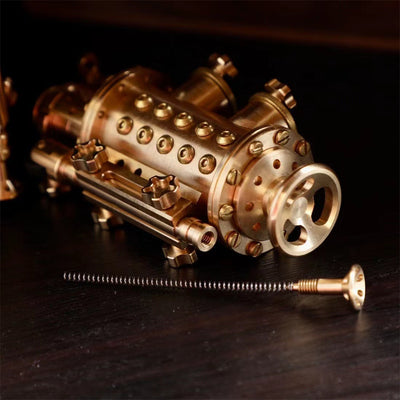Encendedor Mecánico Steampunk de Cobre Puro Artesanal - Image 12