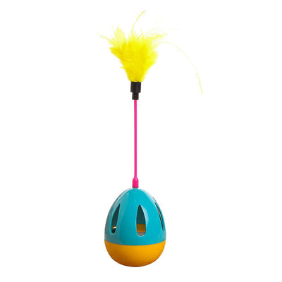 Juguete Interactivo para Gatos con Plumas y Campana - Image 2