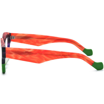 Gafas Cat Eye con Bordes Gruesos Bicolor - Image 2