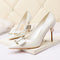 Zapato de Tacón Stiletto Elegante con Strass para Mujer