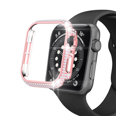 Funda de Reloj PC Electrochapada con Diamantes Completos