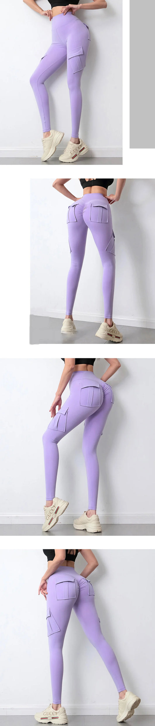 Pantalones Yoga Cintura Alta Levanta Glúteos - Image 14