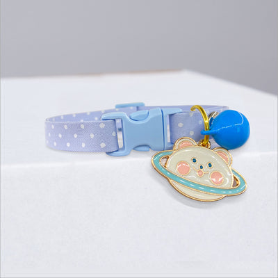 Collar para Gato con Campana Lunares Adorable para Perros Pequeños